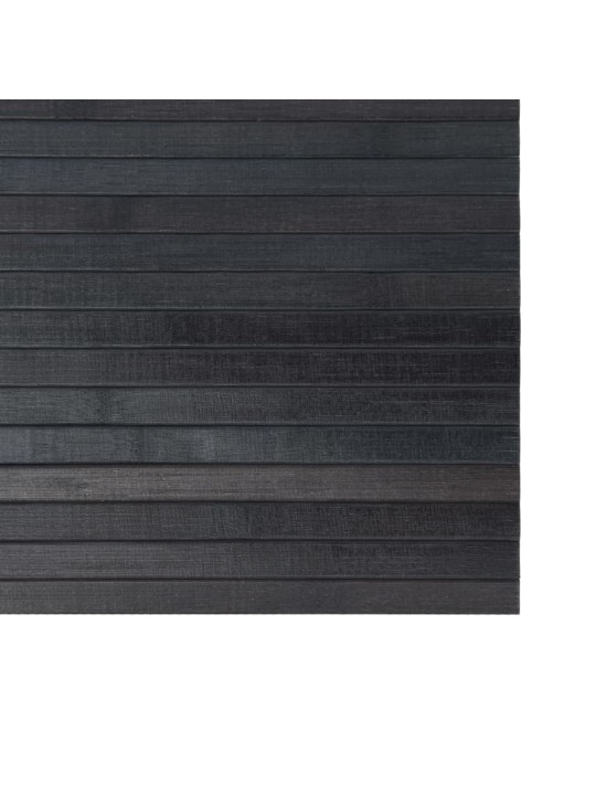 Vaip, ristkülikukujuline, hall, 100 x 300 cm, bambus