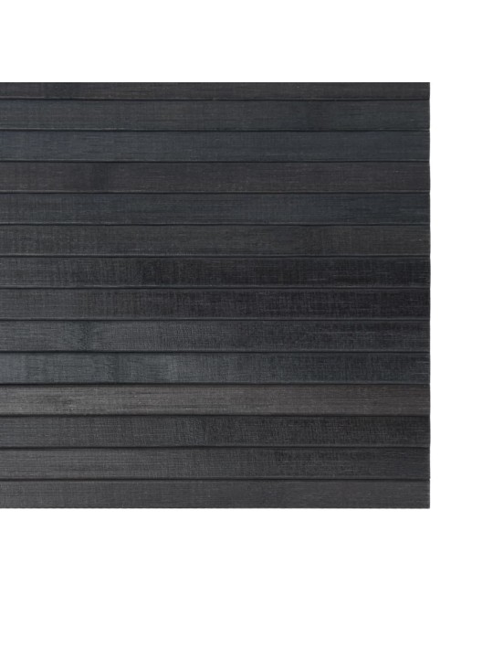 Vaip, ristkülikukujuline, hall, 100 x 400 cm, bambus