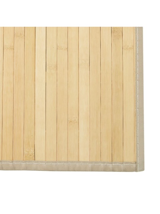 VAIP, RISTKÜLIKUKUJULINE, NATURAALNE HELE, 100 X 200 CM, BAMBUS