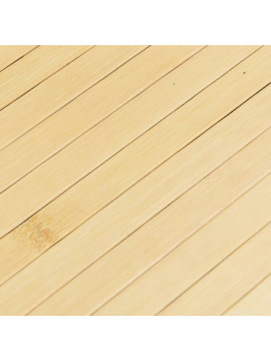 VAIP, RISTKÜLIKUKUJULINE, NATURAALNE HELE, 100 X 200 CM, BAMBUS
