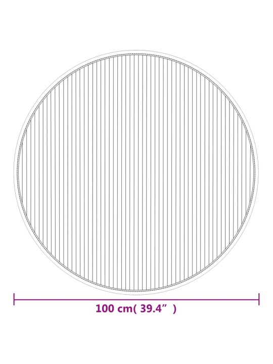 VAIP, ÜMMARGUNE, PRUUN, 100 CM, BAMBUS