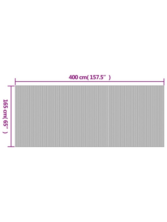 Ruumijagaja, pruun, 165 x 400 cm, bambus