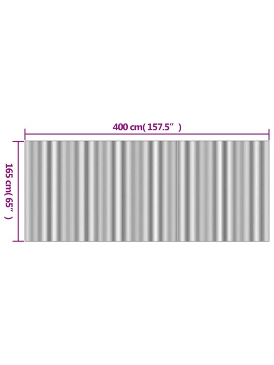 Ruumijagaja, tumepruun, 165 x 400 cm, bambus