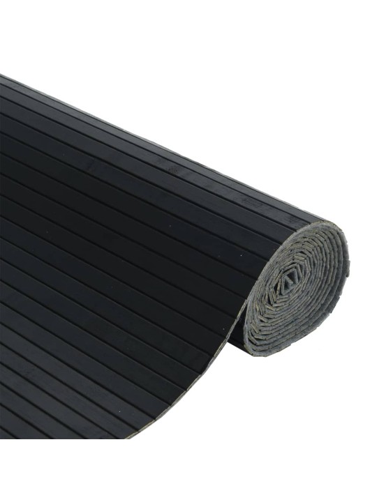 RUUMIJAGAJA, MUST, 165X800 CM, BAMBUS