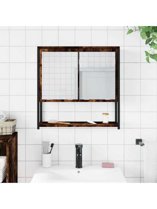 VANNITOA PEEGELKAPP, SUITSUTATUD TAMM, 60X16X60 CM, TEHISPUIT