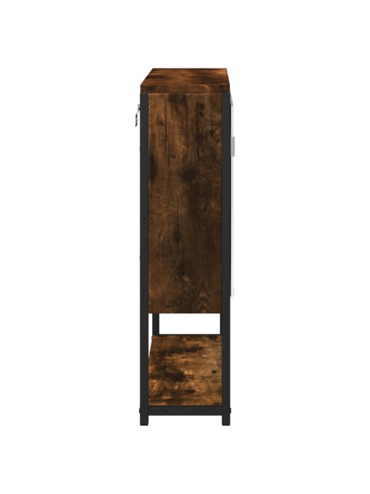 VANNITOA PEEGELKAPP, SUITSUTATUD TAMM, 60X16X60 CM, TEHISPUIT