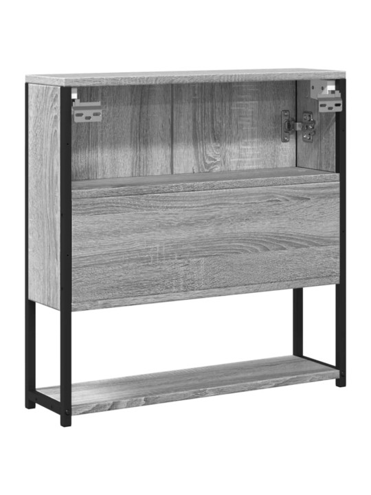 VANNITOA PEEGELKAPP, HALL SONOMA TAMM, 60X16X60 CM, TEHISPUIT