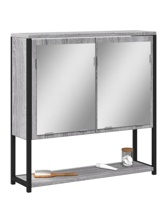 VANNITOA PEEGELKAPP, HALL SONOMA TAMM, 60X16X60 CM, TEHISPUIT