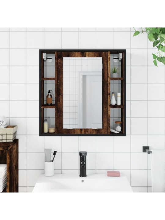 VANNITOA PEEGELKAPP, SUITSUTATUD TAMM, 60X16X60 CM, TEHISPUIT