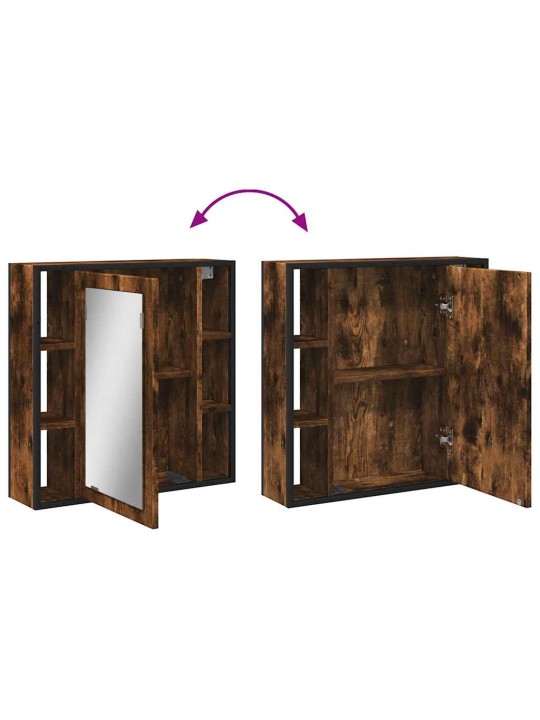 VANNITOA PEEGELKAPP, SUITSUTATUD TAMM, 60X16X60 CM, TEHISPUIT