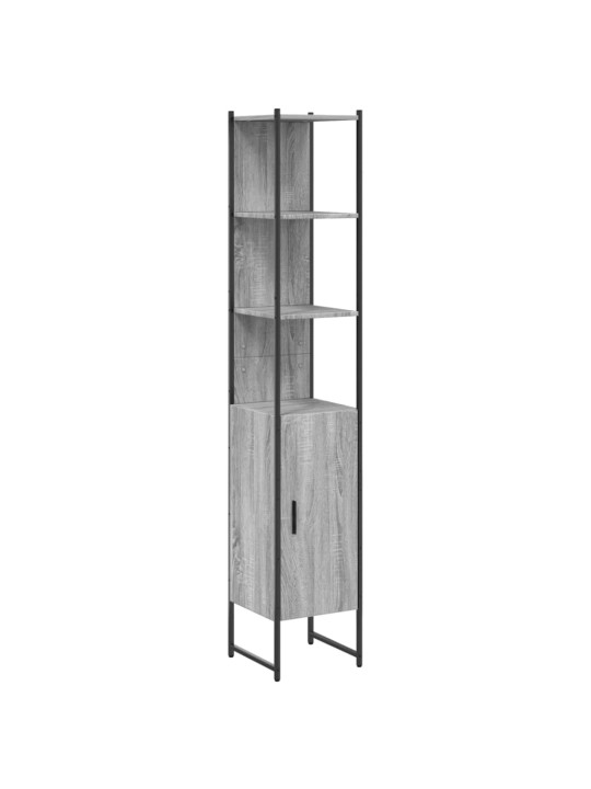 VANNITOAKAPP, HALL SONOMA TAMM, 33 X 33 X 185,5 CM, TEHISPUIT