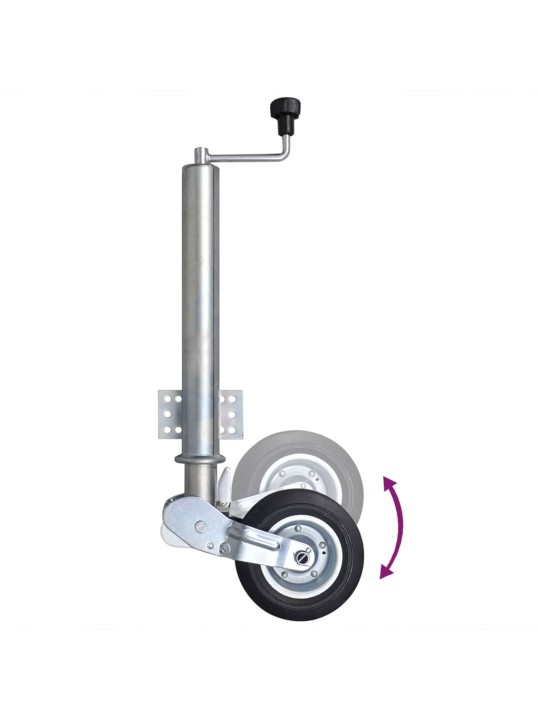 Haagise tugiratas 60 mm 2 tugitoru ja 2 klambriga