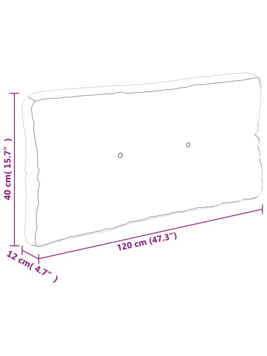 Euroaluse istmepadi, tumesinine, 120x40x12 cm, kangas