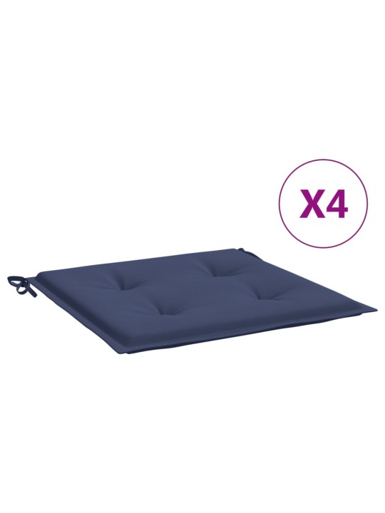 Euroaluse istmepadjad 4 tk tumesinine 40x40x3 cm oxford kangas