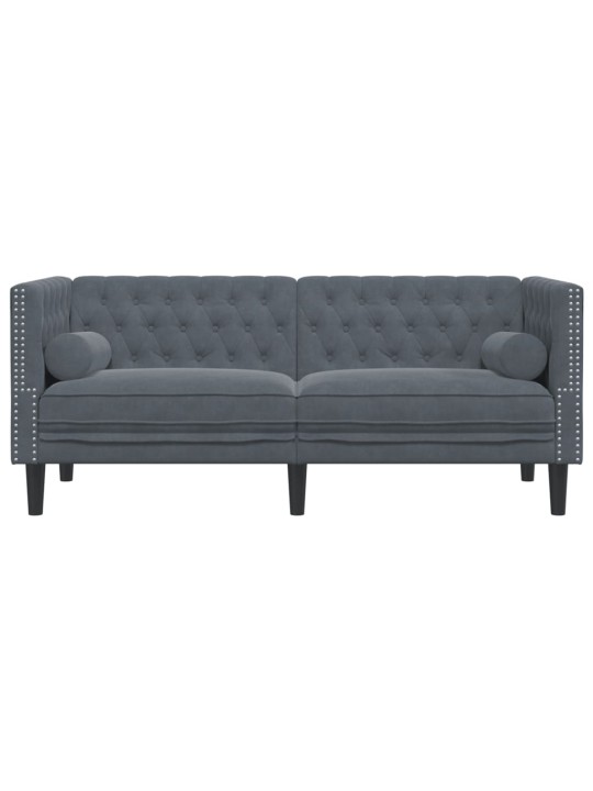 2-KOHALINE CHESTERFIELD DIIVAN RULLPATJADEGA TUMEHALL SAMET