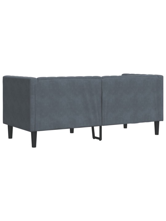 2-KOHALINE CHESTERFIELD DIIVAN RULLPATJADEGA TUMEHALL SAMET