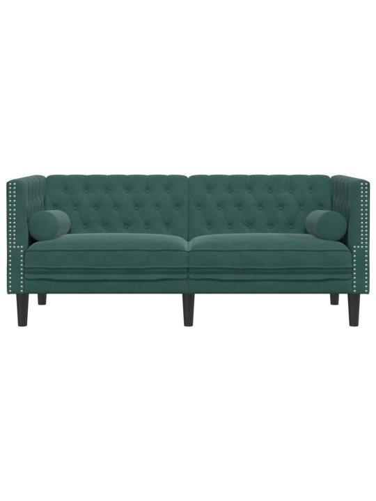 2-KOHALINE CHESTERFIELD DIIVAN RULLPATJADEGA TUMEROHELINE SAMET
