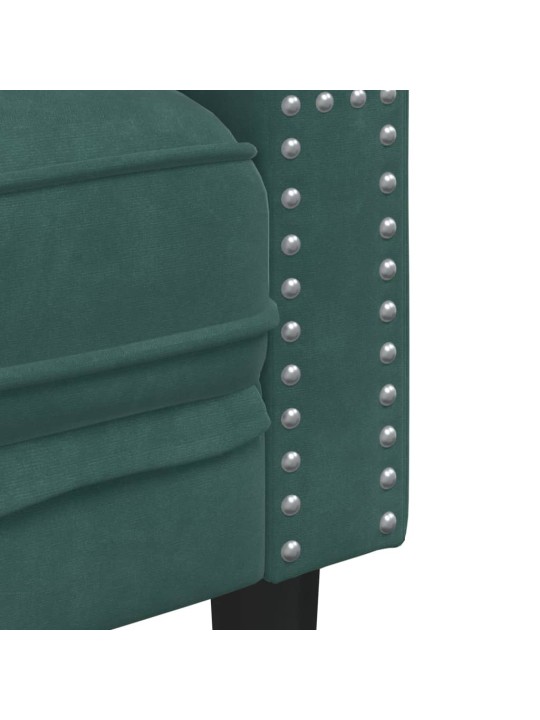 2-KOHALINE CHESTERFIELD DIIVAN RULLPATJADEGA TUMEROHELINE SAMET