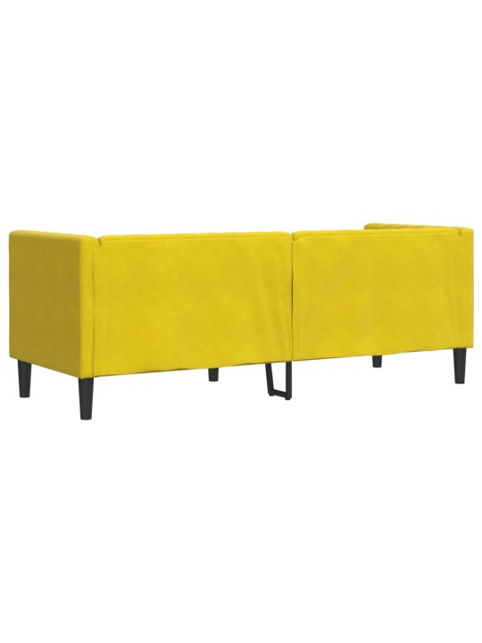 3-KOHALINE CHESTERFIELD DIIVAN RULLPATJADEGA KOLLANE SAMET