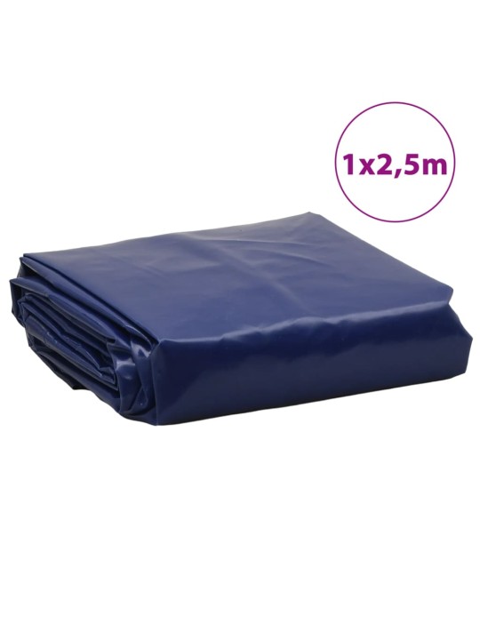 Present, sinine, 1 x 2,5 m, 650 g/m²