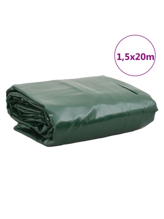 Present, roheline, 1,5 x 20 m, 650 g/m²