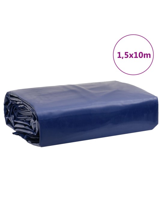 Present, sinine, 1,5 x 10 m, 650 g/m²