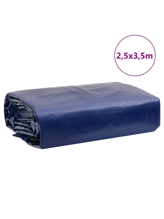 Present, sinine, 2,5 x 3,5 m, 650 g/m²