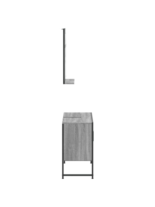 2-OSALINE VANNITOAKAPPIDE KOMPLEKT, HALL SONOMA TAMM, TEHISPUIT