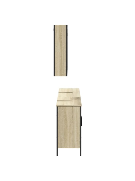 3-OSALINE VANNITOAKAPPIDE KOMPLEKT, SONOMA TAMM, TEHISPUIT