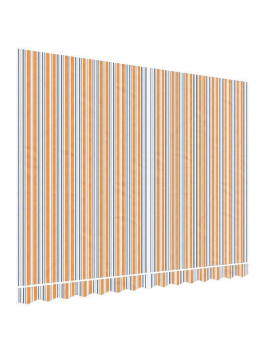 Varikatuse asenduskangas, mitmevärviline, triibuline, 3,5x2,5 m