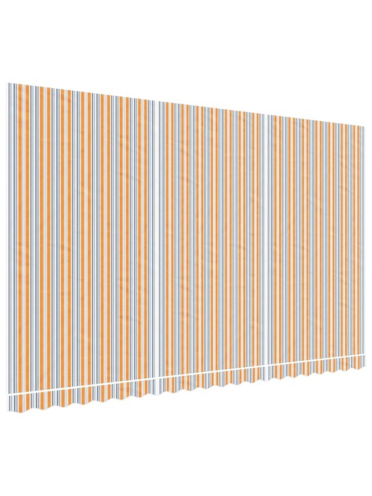 Varikatuse asenduskangas, mitmevärviline, triibuline, 5x3 m