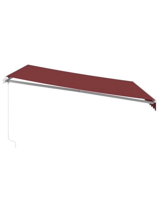 KÄSITSI SISSETÕMMATAV VARIKATUS, BURGUNDIA PUNANE, 400 X 350 CM