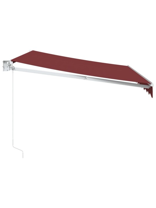 KÄSITSI SISSETÕMMATAV VARIKATUS, BURGUNDIA PUNANE, 300X250 CM