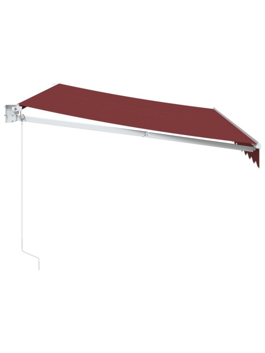 KÄSITSI SISSETÕMMATAV VARIKATUS, BURGUNDIA PUNANE, 350X250 CM