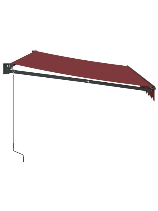 KÄSITSI SISSETÕMMATAV VARIKATUS, BURGUNDIA PUNANE, 350X250 CM