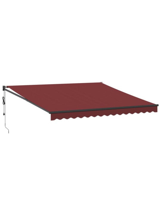 AUTOMAATSELT SISSETÕMMATAV VARIKATUS, VEINIPUNANE, 400X300 CM