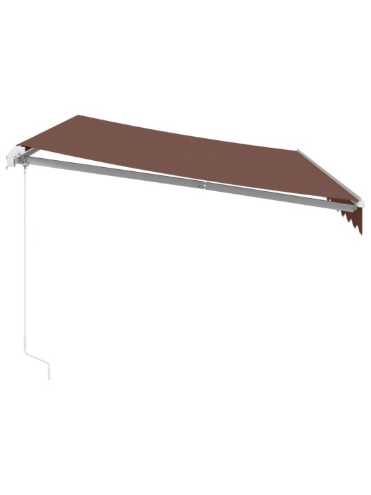 KÄSITSI SISSETÕMMATAV VARIKATUS LEDIGA, PRUUN, 350 X 250 CM