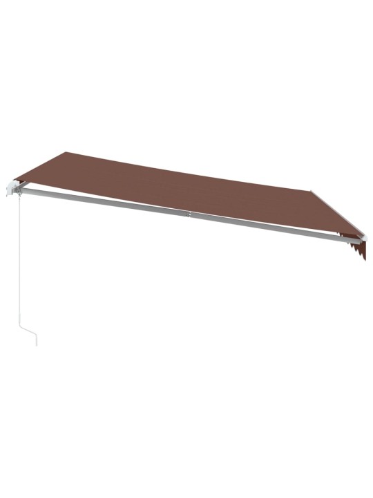 KÄSITSI SISSETÕMMATAV VARIKATUS LEDIGA, PRUUN, 400 X 350 CM