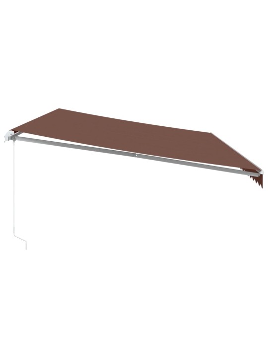 KÄSITSI SISSETÕMMATAV VARIKATUS, PRUUN, 600 X 350 CM