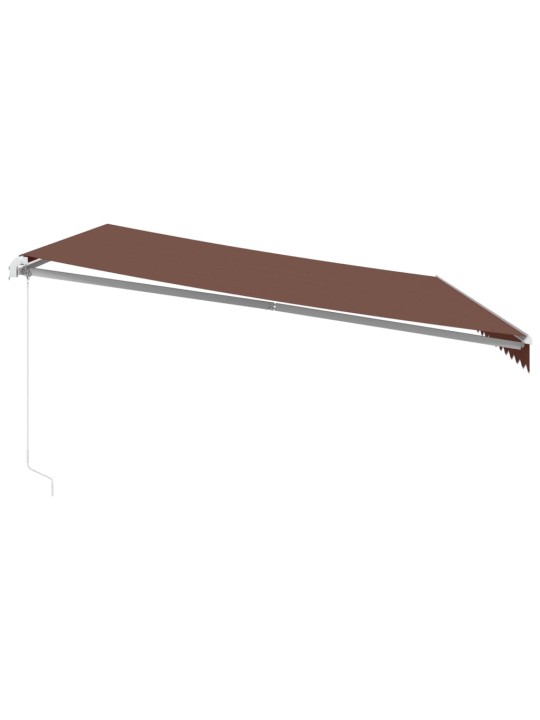 KÄSITSI SISSETÕMMATAV VARIKATUS, PRUUN, 500 X 300 CM