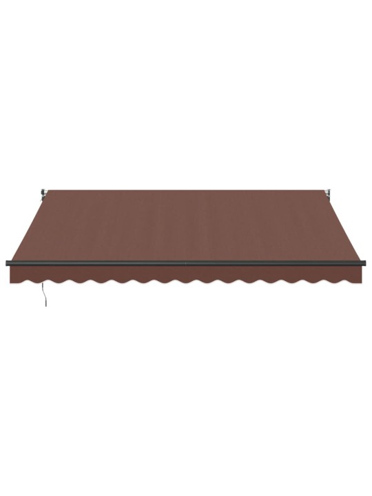 KÄSITSI SISSETÕMMATAV VARIKATUS, PRUUN, 400 X 300 CM