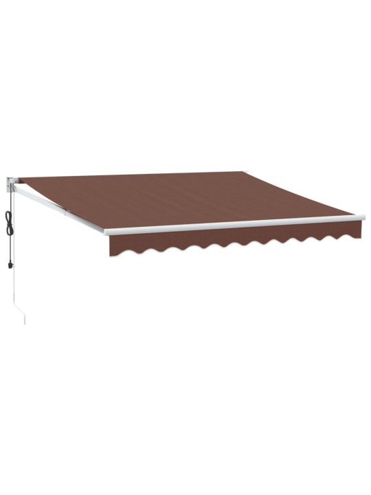 AUTOMAATSELT SISSETÕMMATAV VARIKATUS, PRUUN, 300 X 250 CM