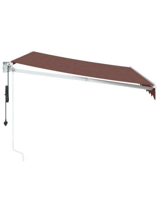 AUTOMAATSELT SISSETÕMMATAV VARIKATUS, PRUUN, 300 X 250 CM