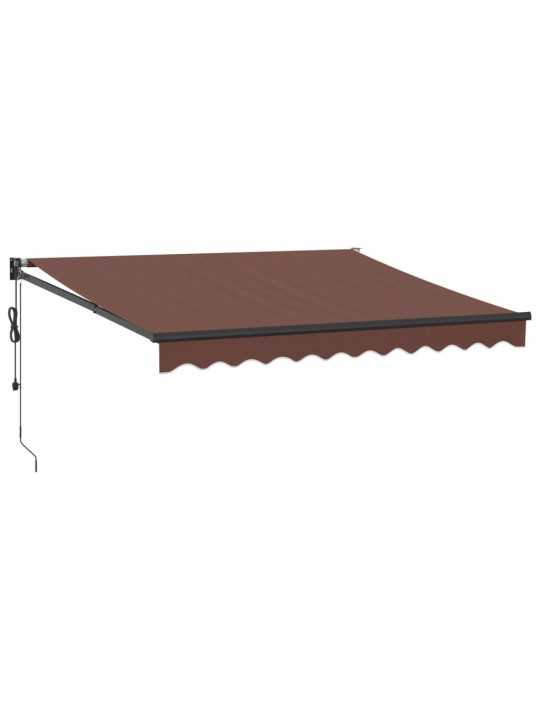 AUTOMAATSELT SISSETÕMMATAV VARIKATUS, PRUUN, 300 X 250 CM