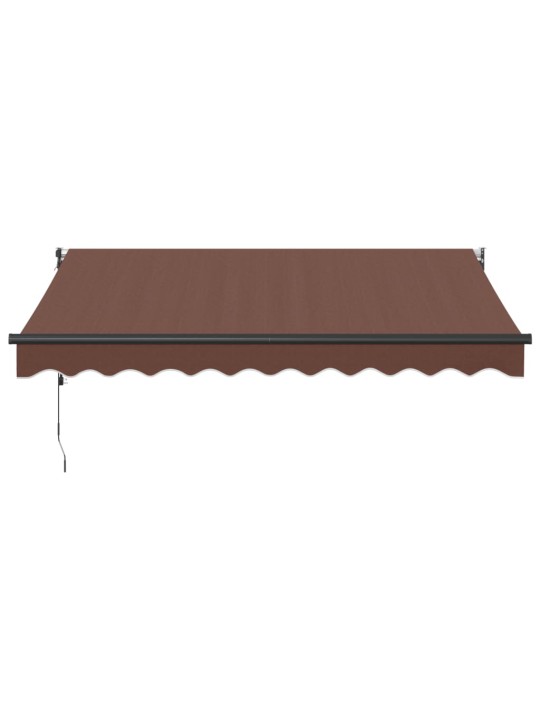 AUTOMAATSELT SISSETÕMMATAV VARIKATUS, PRUUN, 300 X 250 CM