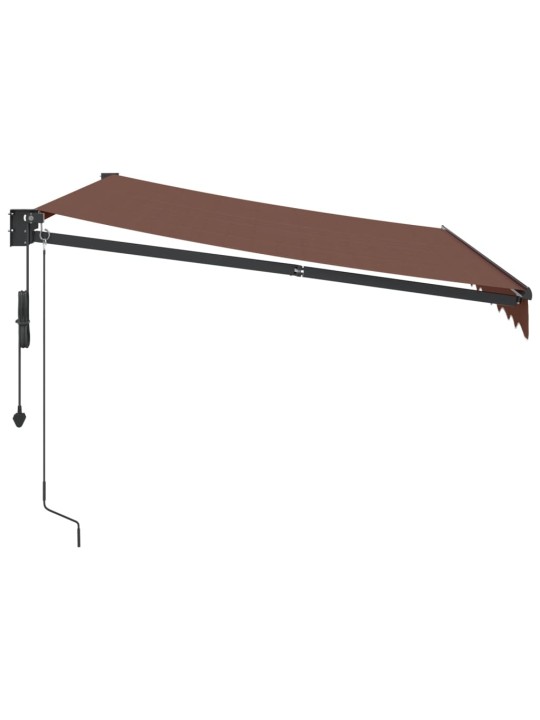 AUTOMAATSELT SISSETÕMMATAV VARIKATUS, PRUUN, 300 X 250 CM