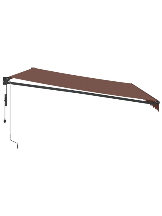 AUTOMAATSELT SISSETÕMMATAV VARIKATUS, PRUUN, 500X300 CM