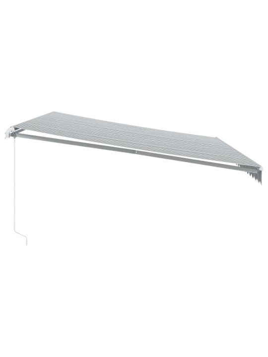 KÄSITSI SISSETÕMMATAV VARIKATUS, ANTRATSIITHALL/VALGE 500X350CM