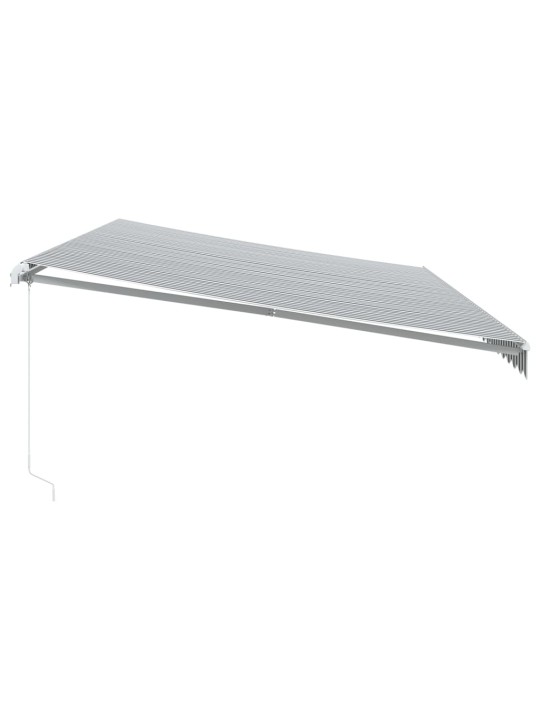 KÄSITSI SISSETÕMMATAV VARIKATUS, ANTRATSIITHALL/VALGE 600X350CM