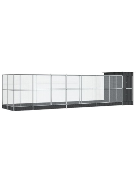 LINNUMAJA KOOS LAIENDUSEGA, HÕBEDANE, 830X203X216 CM, TERAS